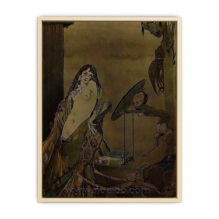 "Drest thus, I seem a different creature", illustration from 'Faust' by Goethe