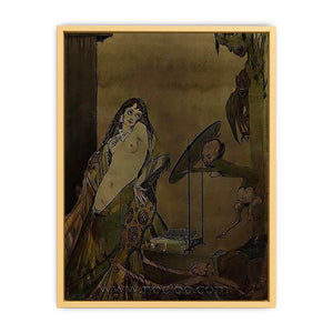 "Drest thus, I seem a different creature", illustration from 'Faust' by Goethe