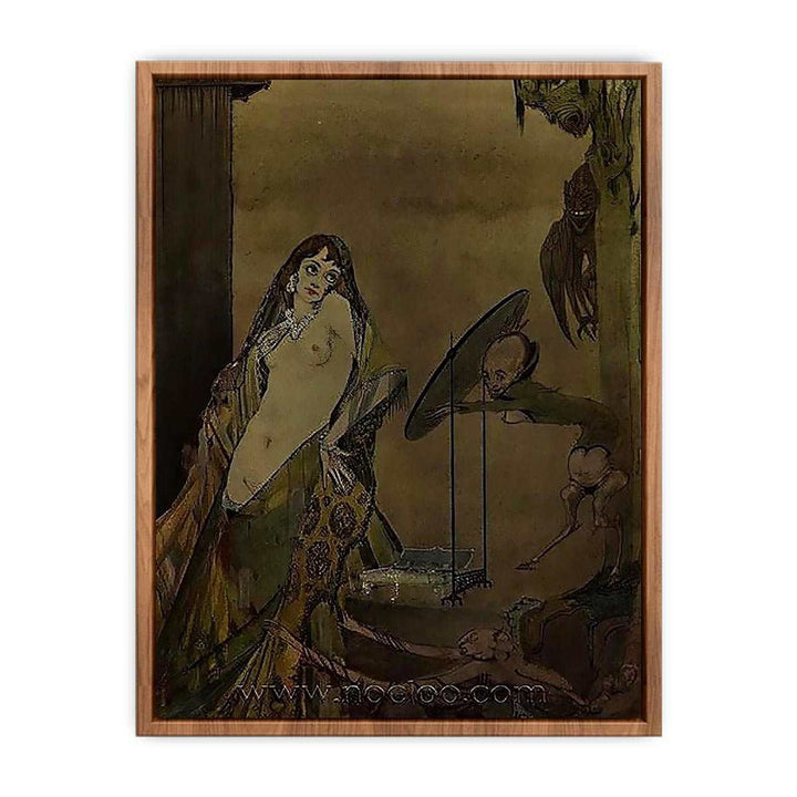 "Drest thus, I seem a different creature", illustration from 'Faust' by Goethe