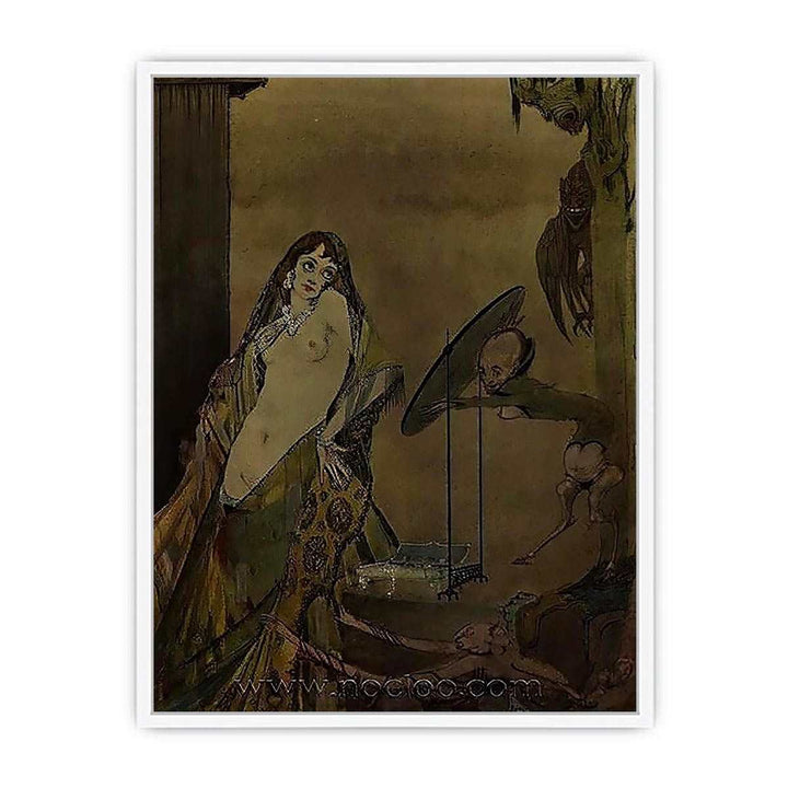 "Drest thus, I seem a different creature", illustration from 'Faust' by Goethe