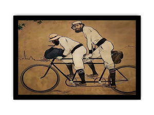 Self Portrait of Casas with Pere Romeu on a Tandem