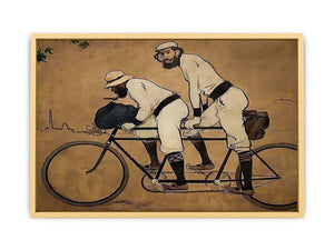 Self Portrait of Casas with Pere Romeu on a Tandem