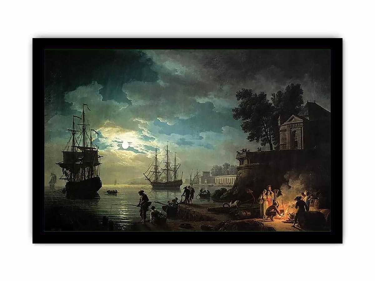 Night A Port in the Moonlight