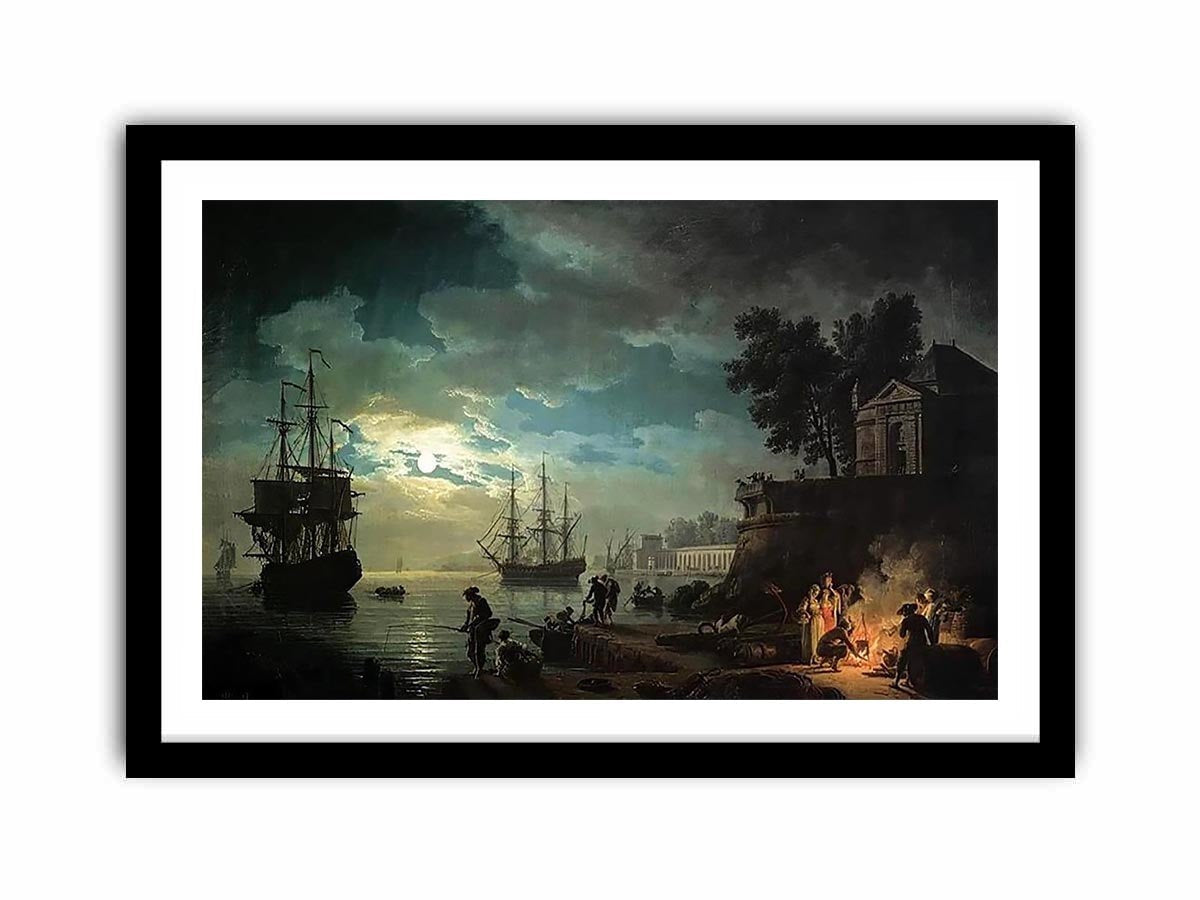 Night A Port in the Moonlight