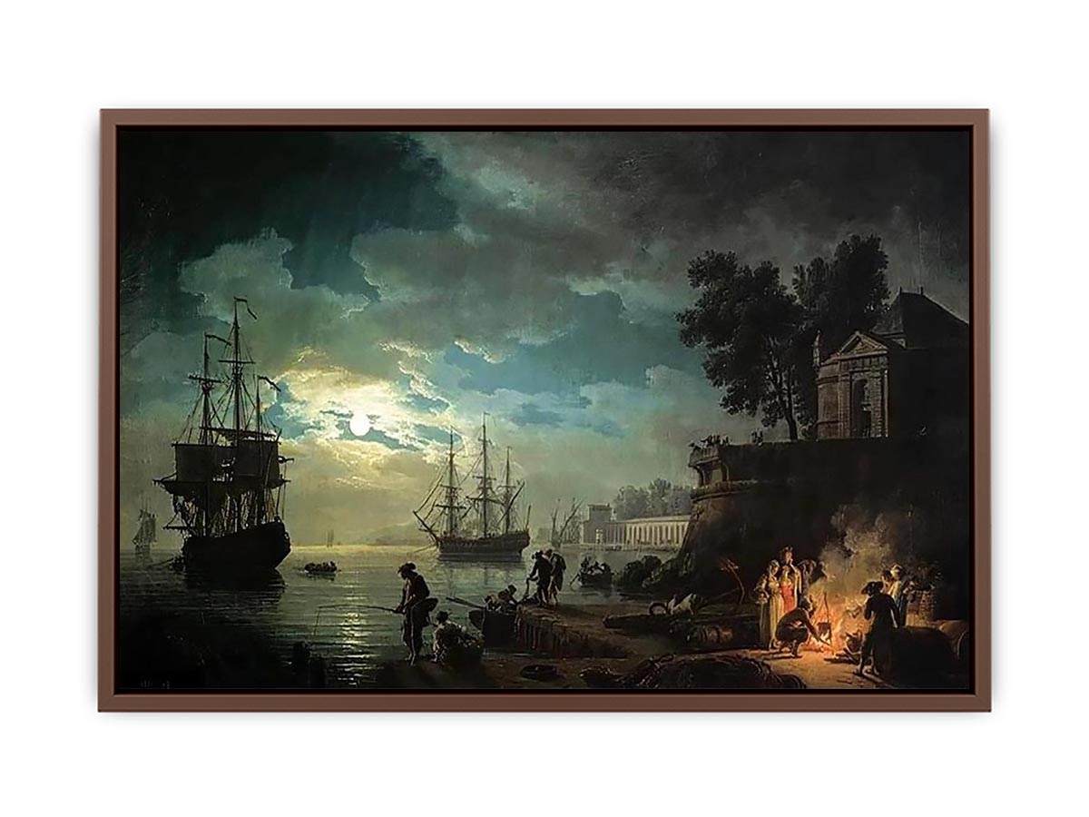 Night A Port in the Moonlight