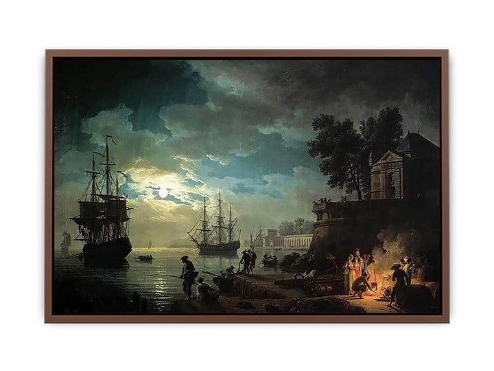 Night A Port in the Moonlight