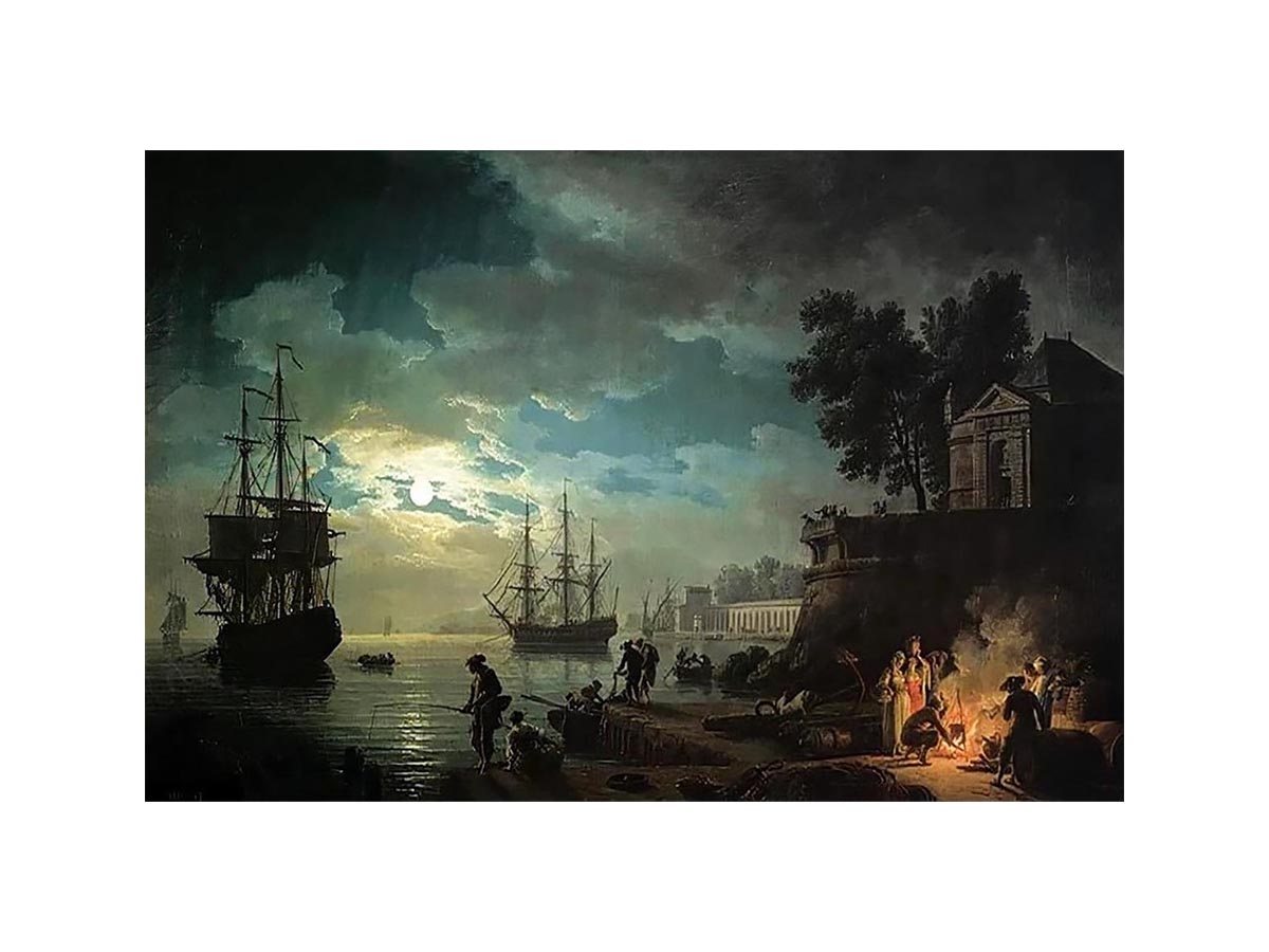 Night A Port in the Moonlight