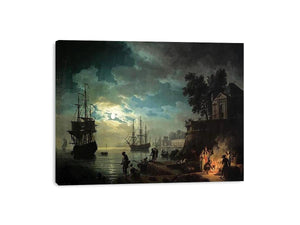 Night A Port in the Moonlight