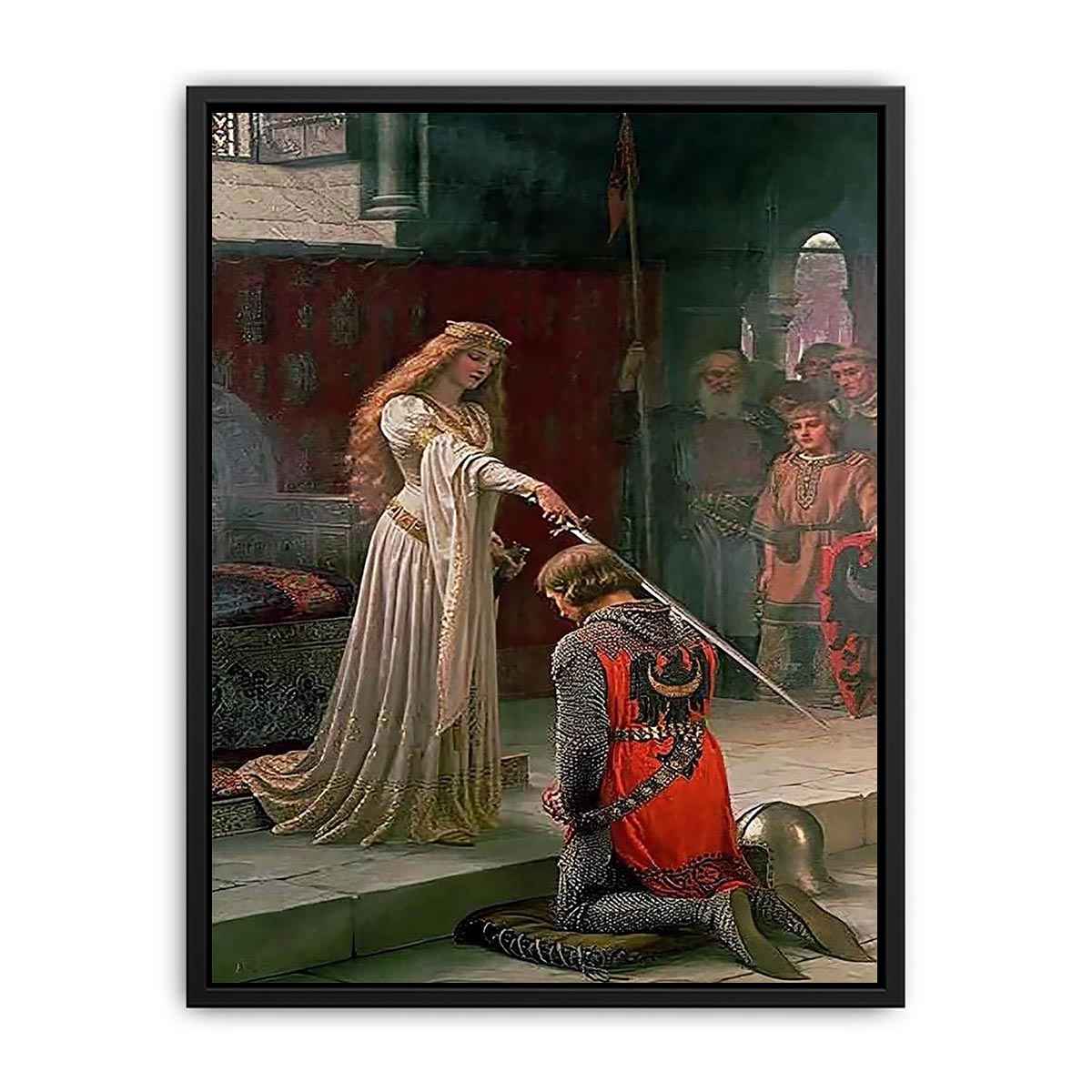 The Accolade by Edmund Blair Blair Leighton