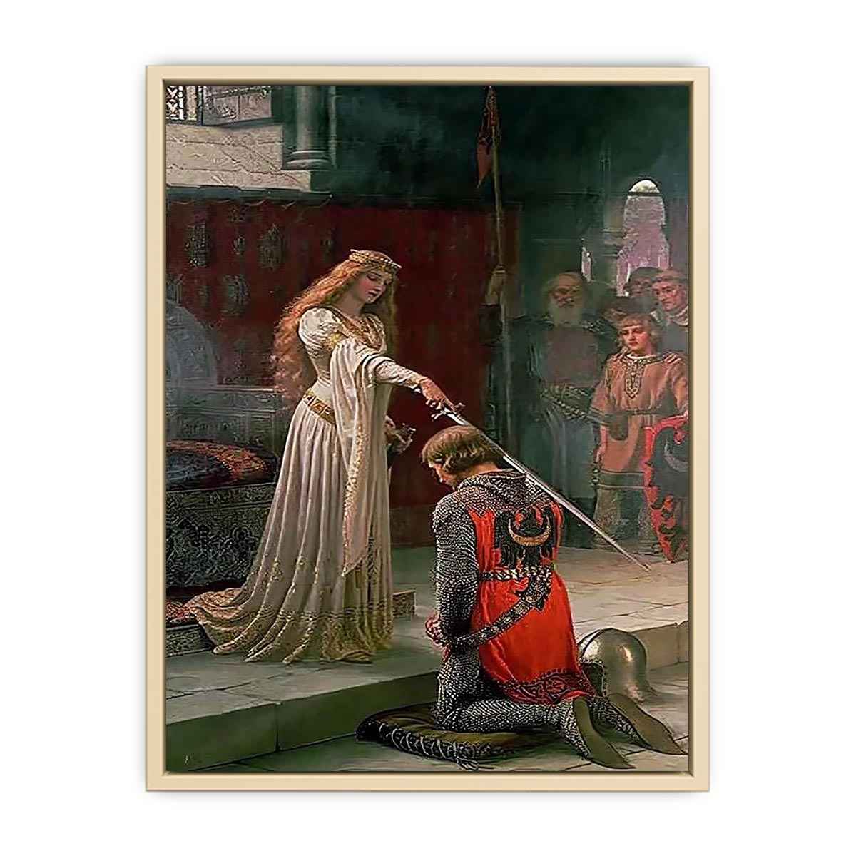 The Accolade by Edmund Blair Blair Leighton