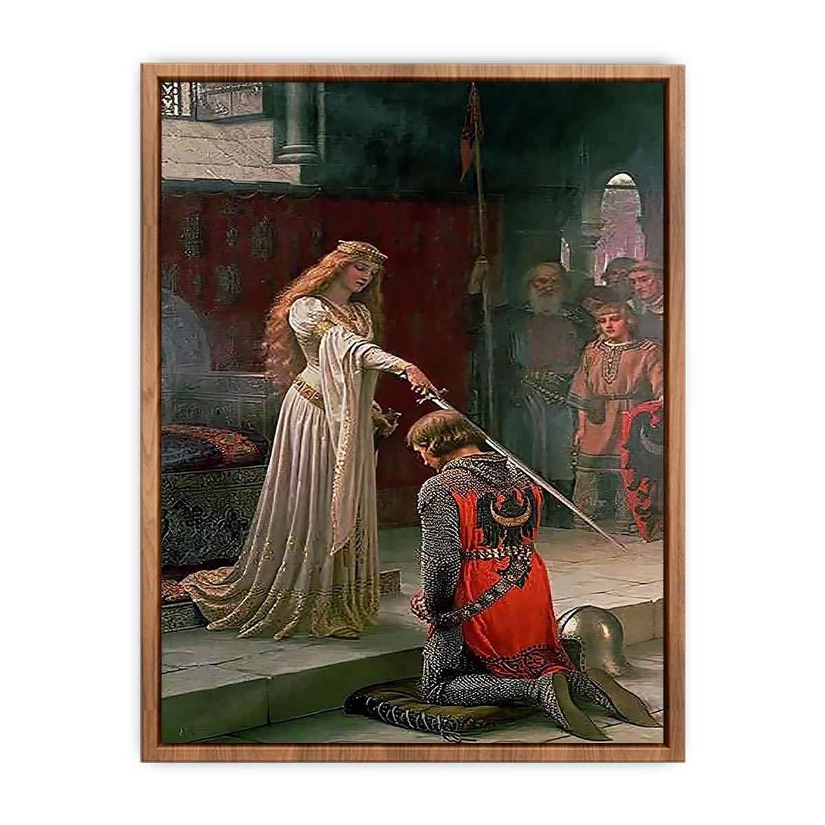 The Accolade by Edmund Blair Blair Leighton