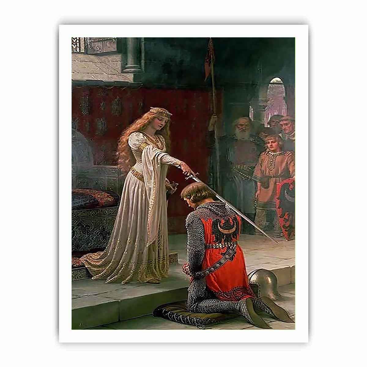 The Accolade by Edmund Blair Blair Leighton