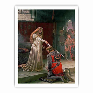 The Accolade by Edmund Blair Blair Leighton