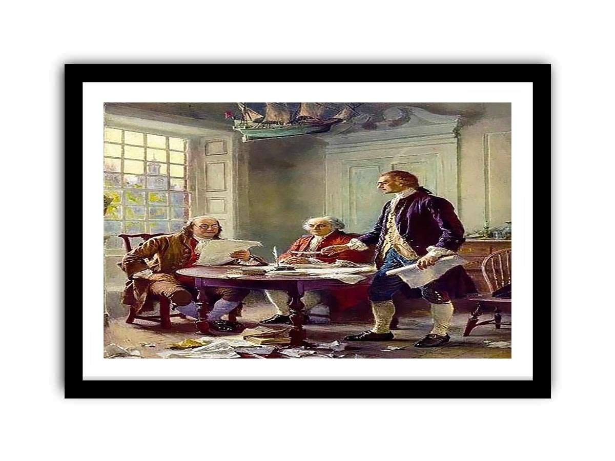 Writing the Declaration of Independence in 1776