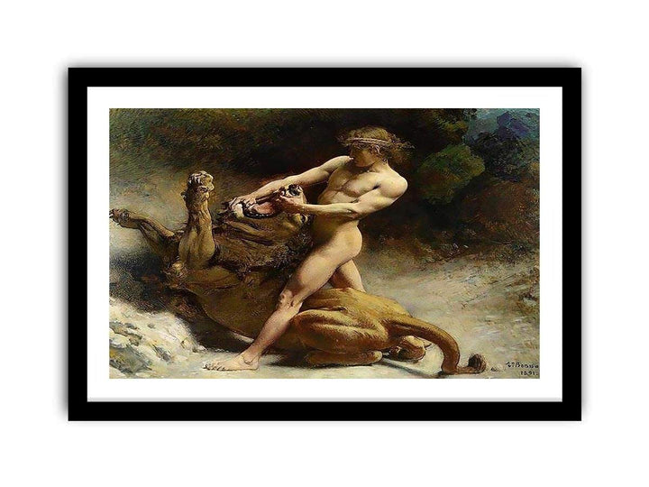 Samson's youth by Léon Bonnat