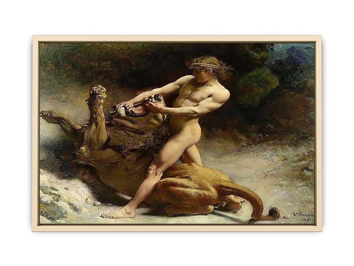 Samson's youth by Léon Bonnat