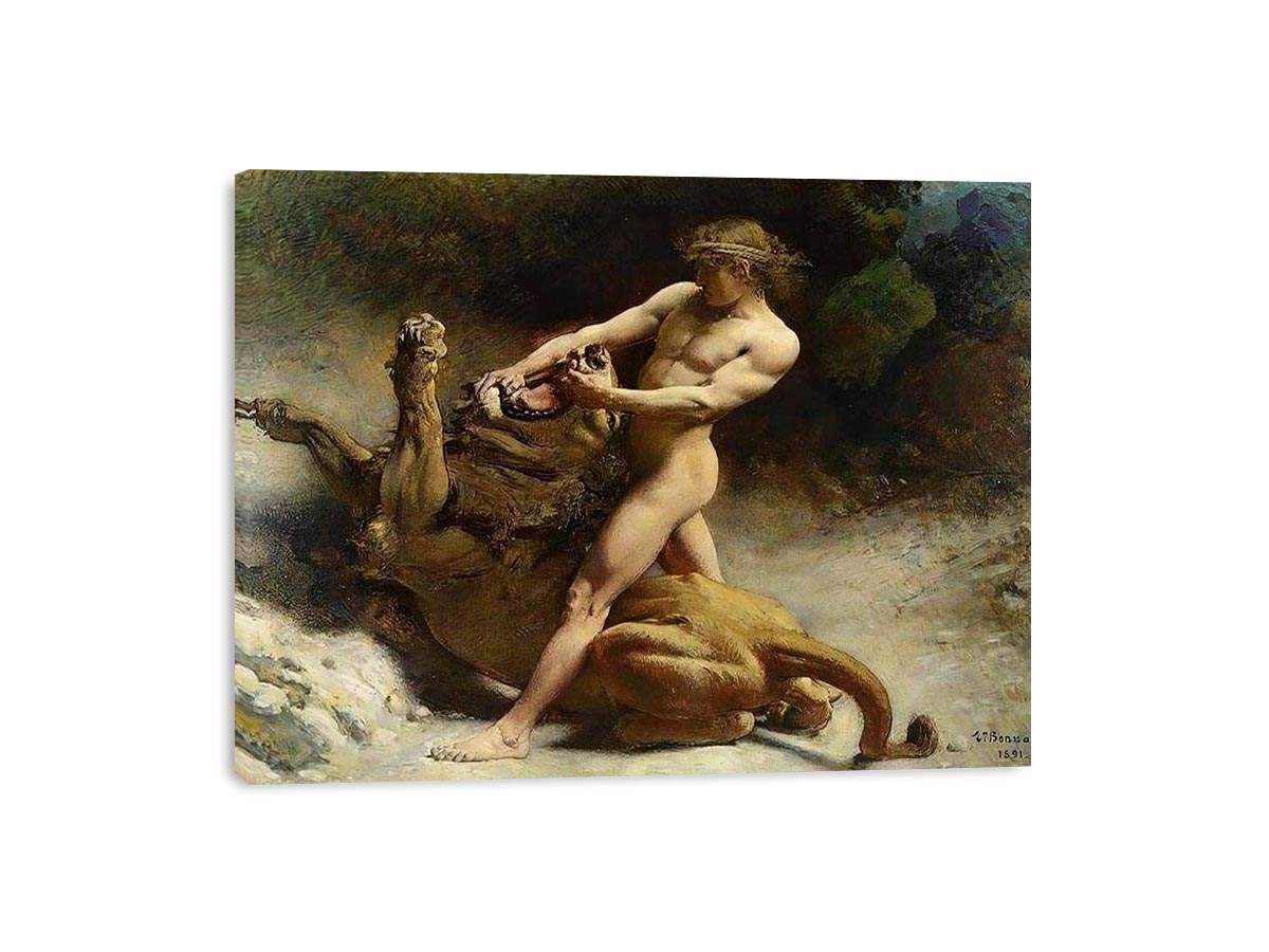 Samson's youth by Léon Bonnat
