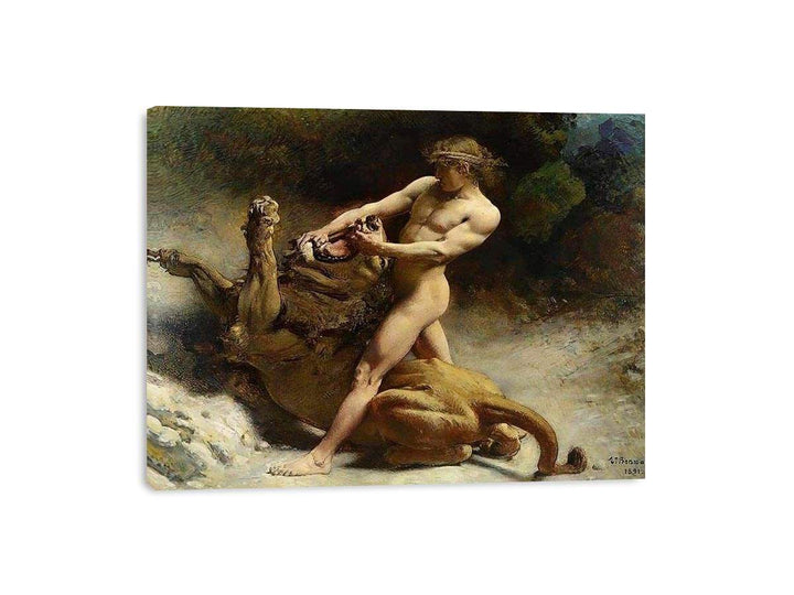 Samson's youth by Léon Bonnat