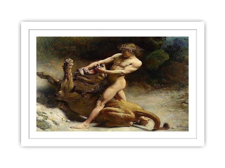 Samson's youth by Léon Bonnat