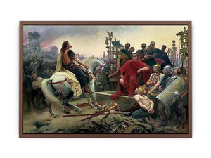 Vercingetorix throws down his arms at the feet of Julius Caesar