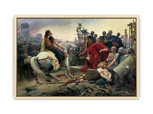 Vercingetorix throws down his arms at the feet of Julius Caesar