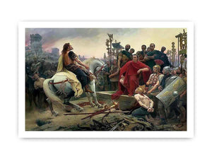 Vercingetorix throws down his arms at the feet of Julius Caesar