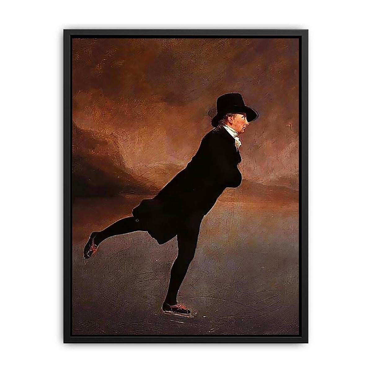 The Reverend Robert Walker skating on Duddingston Loch
