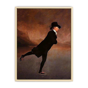 The Reverend Robert Walker skating on Duddingston Loch