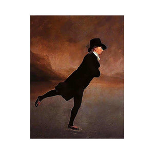 The Reverend Robert Walker skating on Duddingston Loch