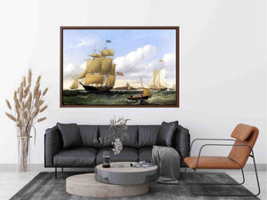 The Whaleship "Emma C. Jones" off Round Hills, New Bedford