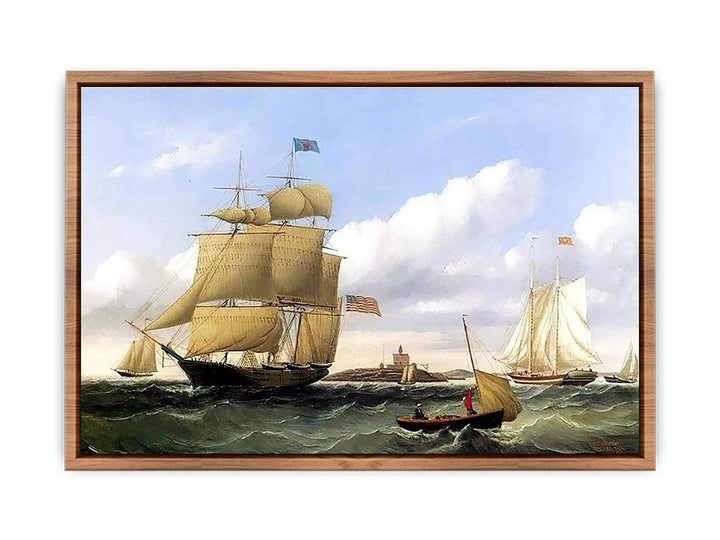 The Whaleship "Emma C. Jones" off Round Hills, New Bedford