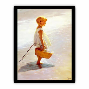 Young Girl On A Beach