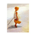 Young Girl On A Beach