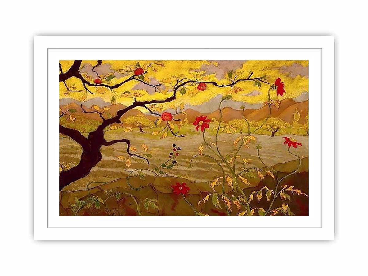 Apple Tree With Red Fruit