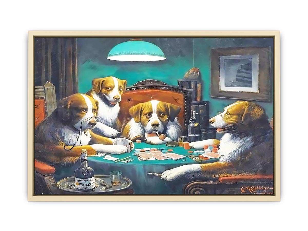 Dogs Playing Poker Painting