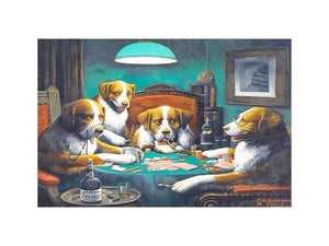 Dogs Playing Poker Painting