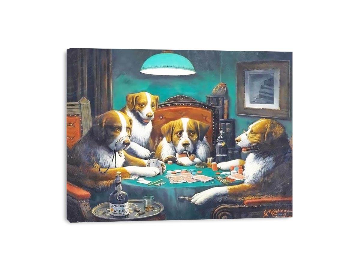 Dogs Playing Poker Painting