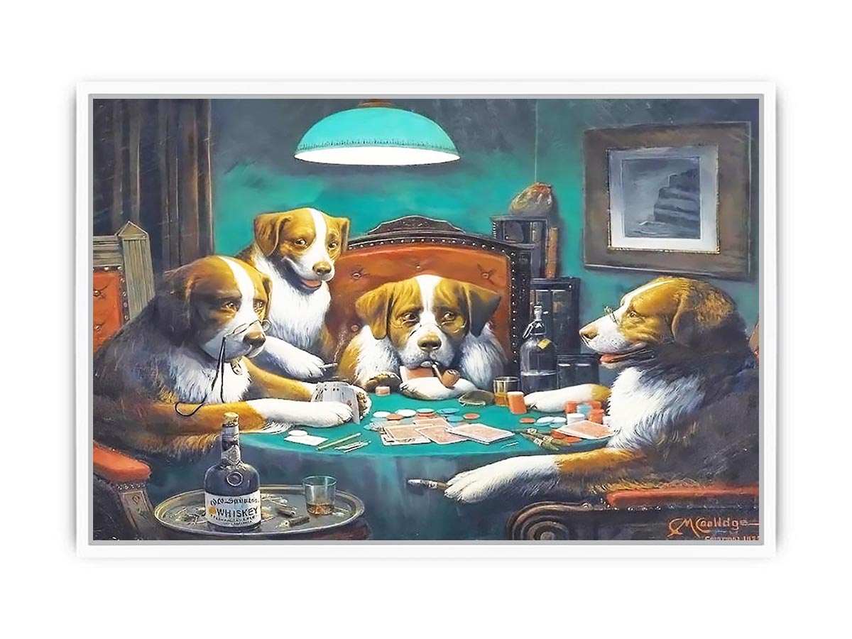 Dogs Playing Poker Painting