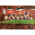 Dogs Playing Pool