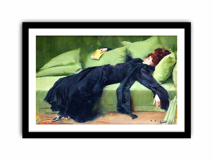 After the Ball Painting by Ramon Casas