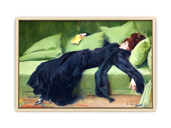 After the Ball Painting by Ramon Casas
