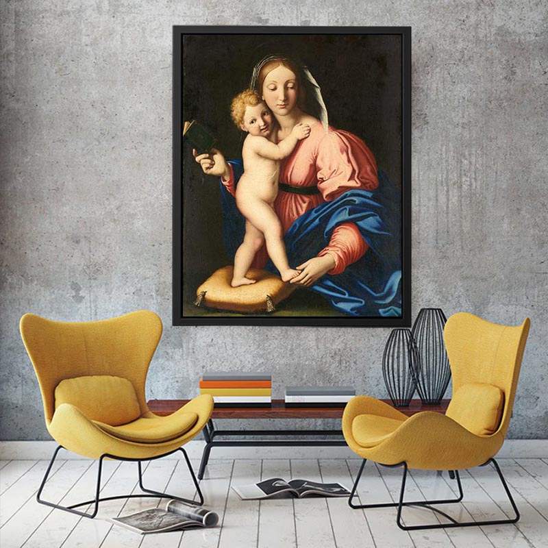 Madonna and Child Painting  by Giovanni Battista