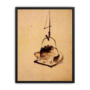 Hokusai tanuki tea kettle
