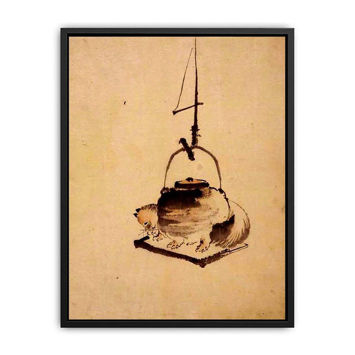Hokusai tanuki tea kettle