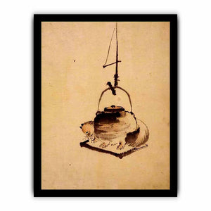 Hokusai tanuki tea kettle
