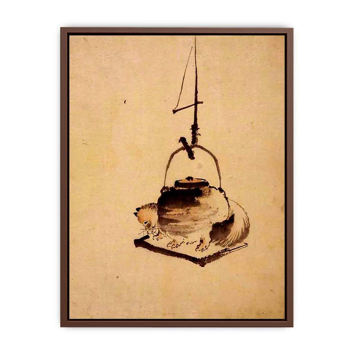 Hokusai tanuki tea kettle