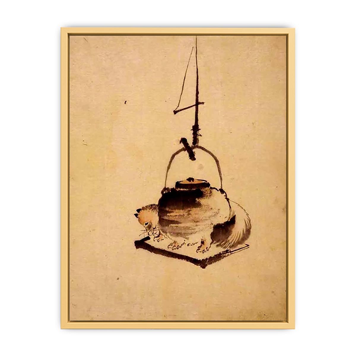 Hokusai tanuki tea kettle