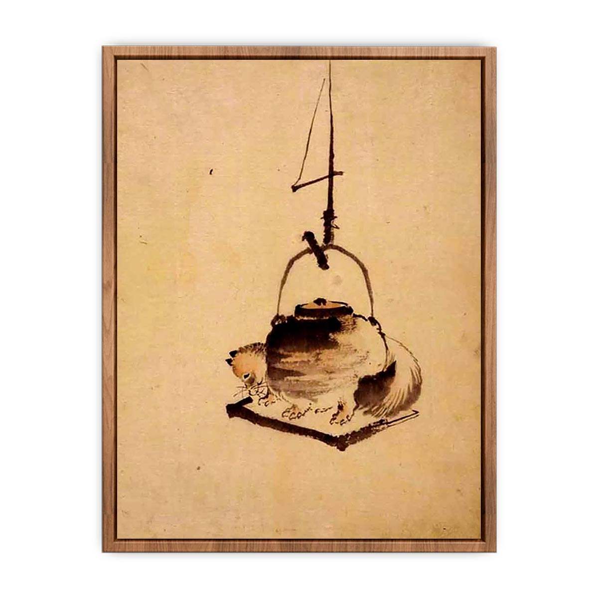 Hokusai tanuki tea kettle