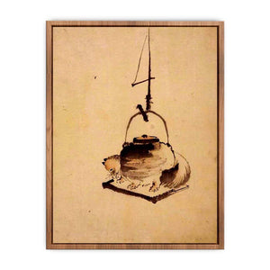 Hokusai tanuki tea kettle