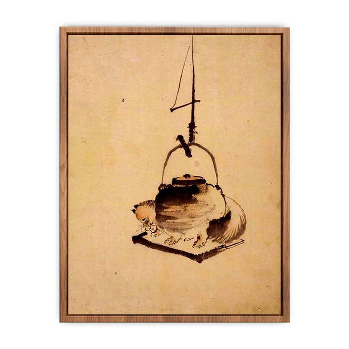 Hokusai tanuki tea kettle